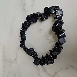 Blue Sunstone/Goldstone Bracelet